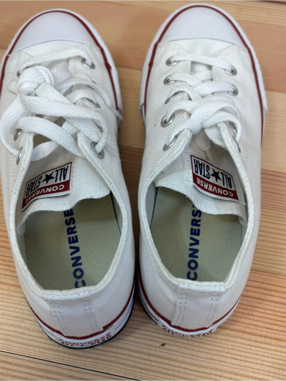 Converse Canvas All‎ Star CTAS EVA Lift OX Low Top White  Kids  Sz 2.5 Youth